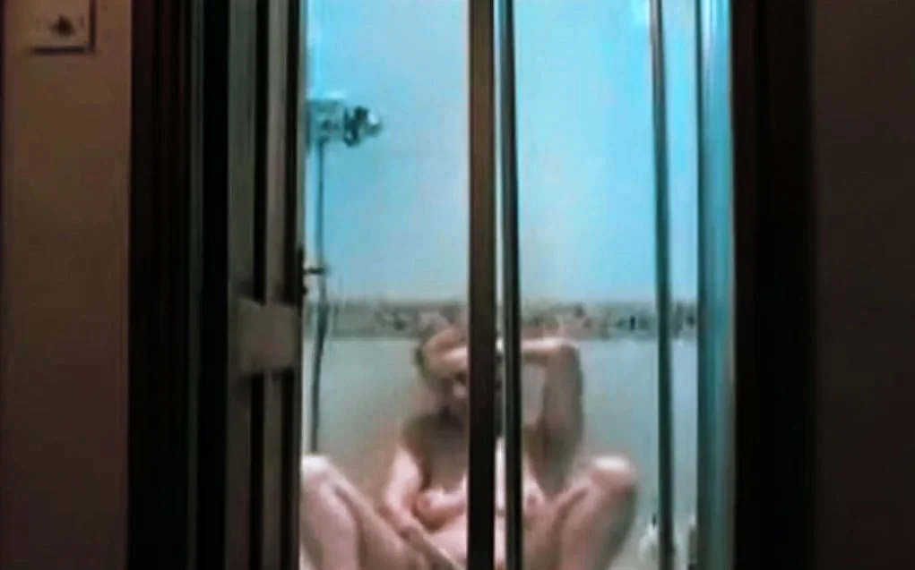 spying on my mom's loud shower masturbation