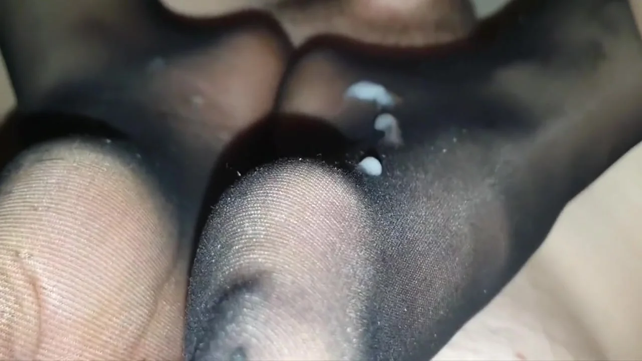 Nylon Feet Cumshot Compilation #2