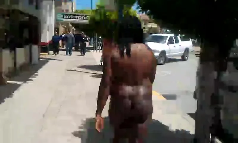 My Wife and I Walking around San Francisco Fully Nude