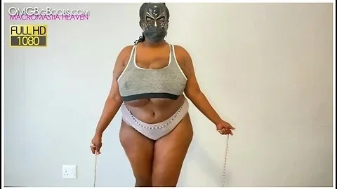 Maskedjuggs Ebony Macromastia Large Breasts Bouncing