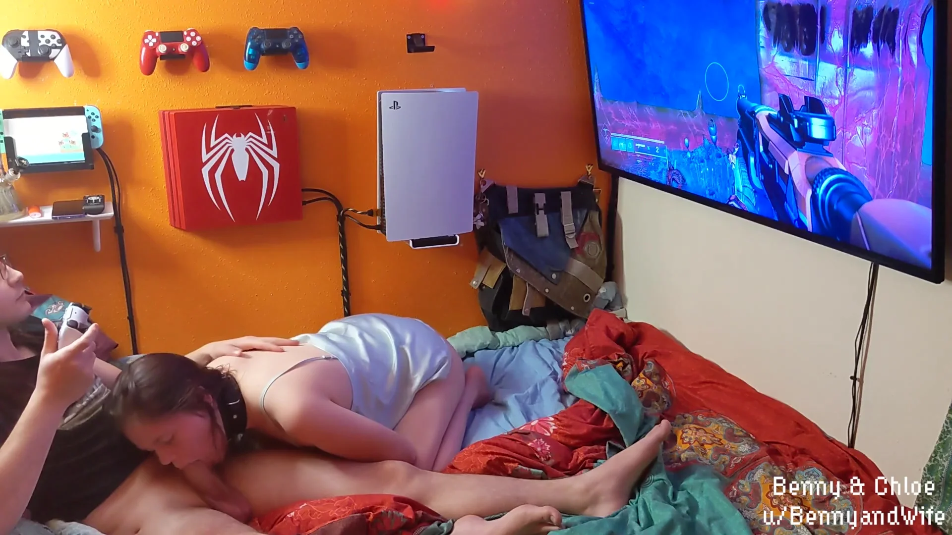 Relaxing With Some Destiny And A Blowjob
