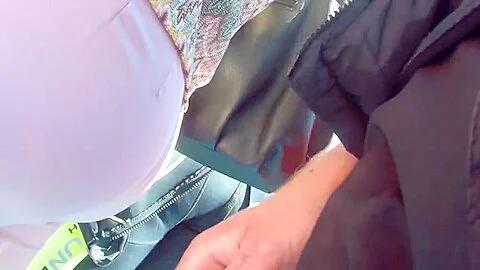 Touched big ass mature milfs in tight pants