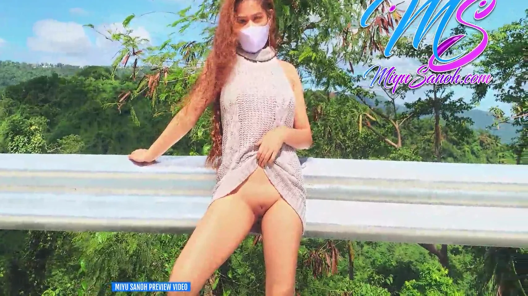 Preview#3 Filipina Model Miyu Sanoh Flashing Her Breast Pussy And Behind In Full Backless Knitted Dress With No Panties And Bra While Walking On The Road - Xxx Pinay Exhibitionist And Nudist 6 Min - Mini Dress