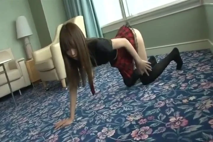 Watch Japanese chick in Check Solo Girl JAV scene watch show