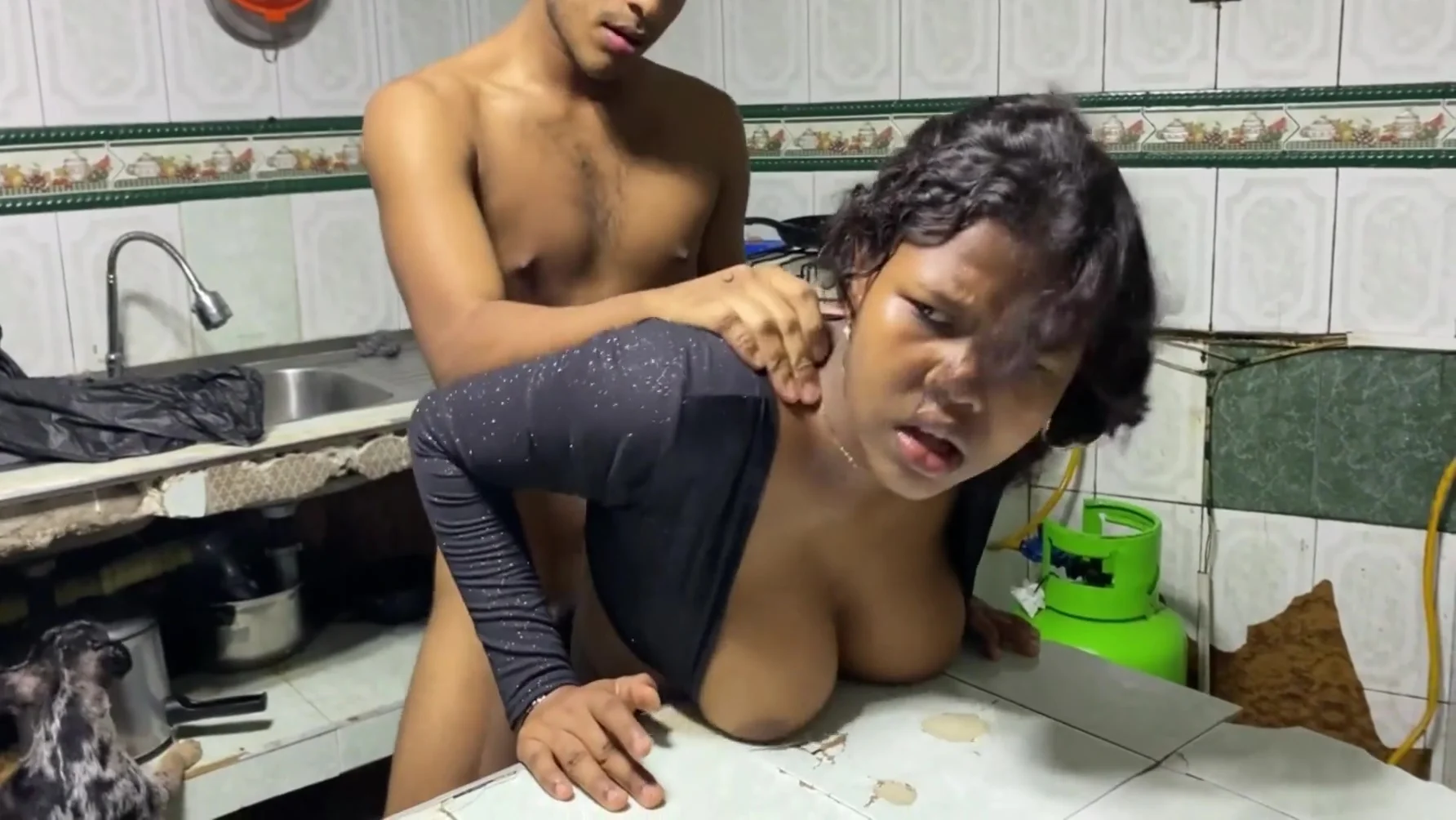 I Milk My Stepbrothers Cock With My Mouth Until He Cums Inside