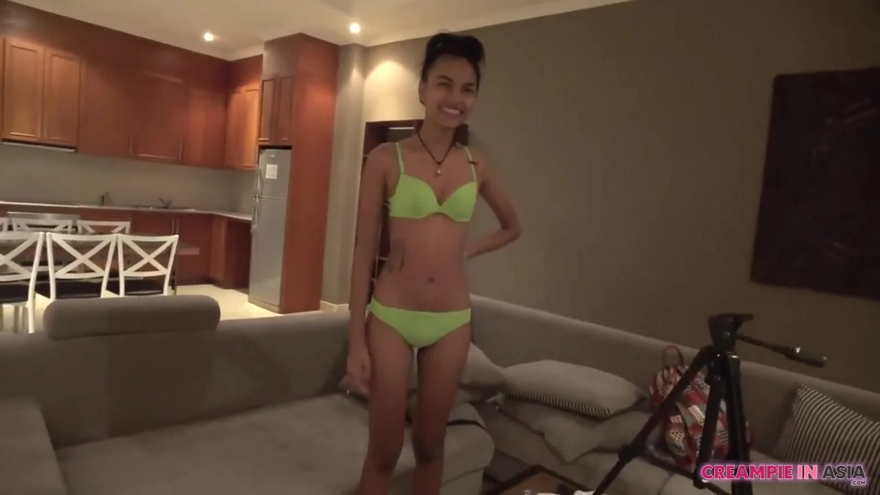 Asian teen 18+ spinner creampied by a sex tourist