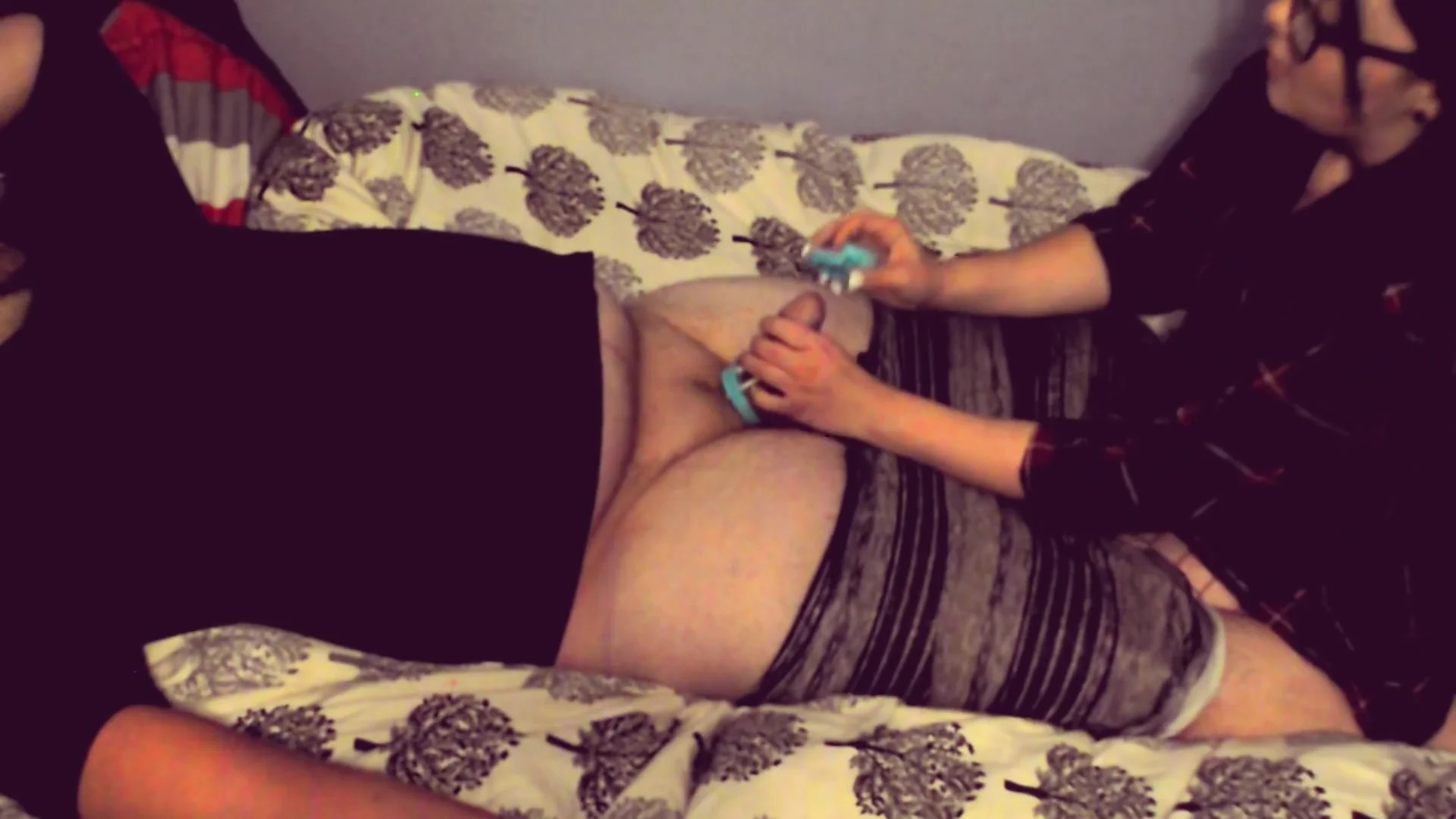 Cuckhold Date Night With Orgasm Denial And Chastity For Hubby