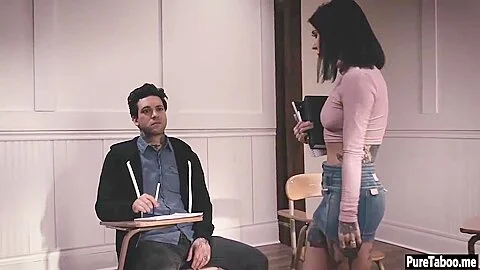 Joanna Angel In Sexy Tattooed College teen 18+ Rough Anal Fucked By A Frien