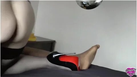 Black Personal Trainer Pounds Grandmas Pussy