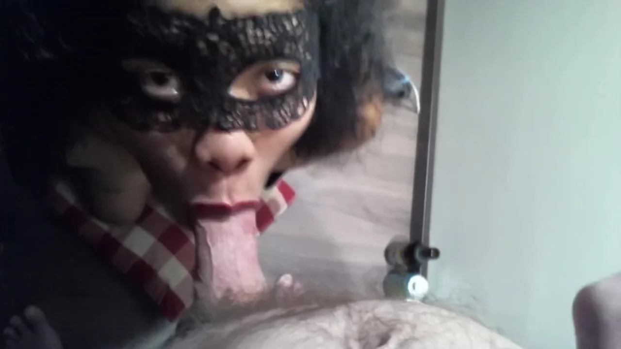 Amazing smoking blowjob from blasian teen 18+ hottie