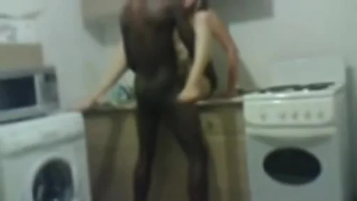 Sexy brunette babe gets hard black cock in the bathroom