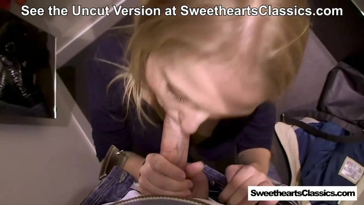 Sucking in the Fitting Room! Anyone Could Walk in at SweetheartsClassics