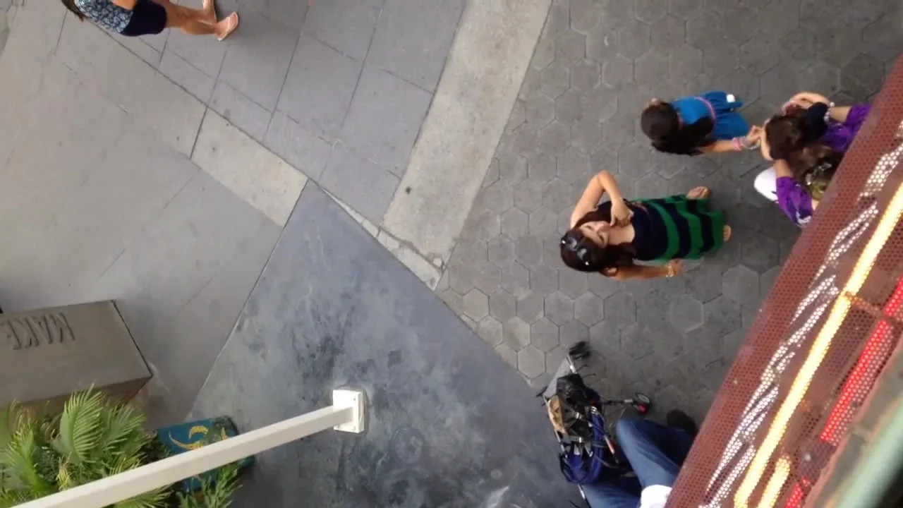 Down blouse big boob Mexican Milf