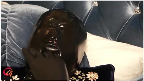 Fully Encased Rubber Doll Masturbation