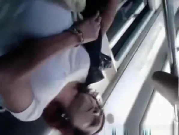 Female groper in train