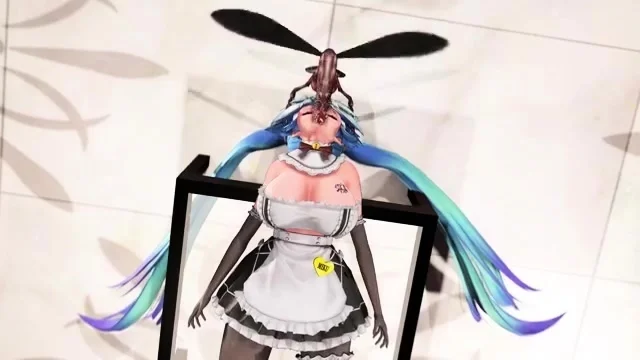 Big breasts Maid Miku with insect (goutouren)