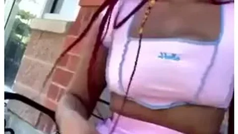 Ratchet Ebony Thot Quick Masturbation In Public