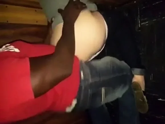 My girl friend taking bbc cock in the ass at a porn theater
