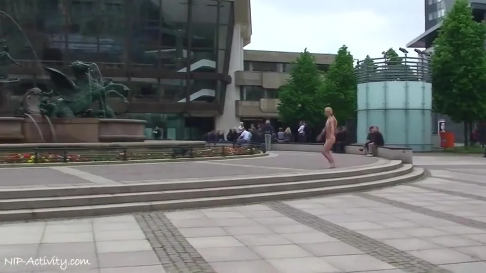 Celine Outdoor Public - Horny Blonde