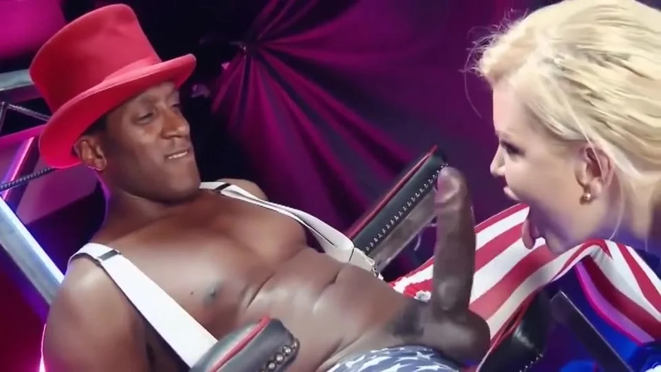 Pollas Grandes - Blonde Hair Girl Loves Big Black Dick