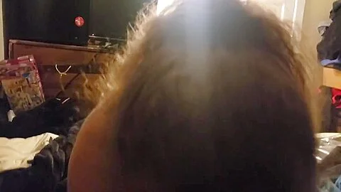 Tiny Wite Wife Fucks Husband. Had To Be Quiet Roommates On Other Side Of Door