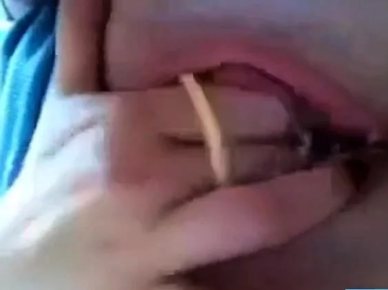 Creamy Teen with condom