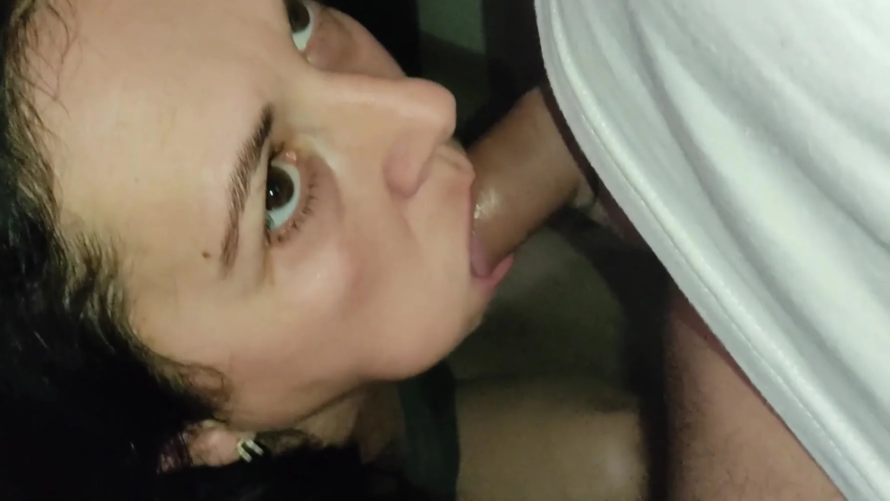 Plenty Cum In The Mouth For Mature Step mom Housewife - Latina Wife Gets A Mouthful Of Cum After Fuck And Blowjob