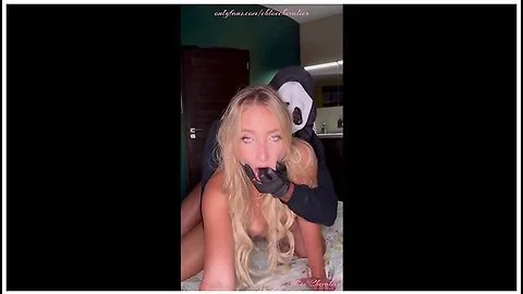 Halloween Anal Party - Deep Blowjob And Anal Creampie Made Me Scream Oui Oui
