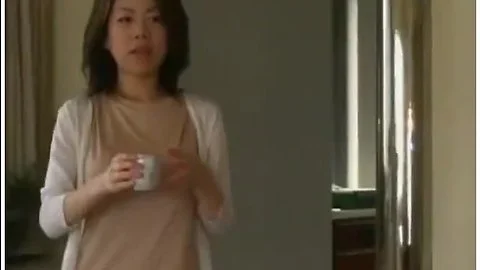 Beautiful Japanese wife with swollen tits bound for lactation
