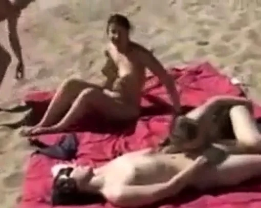 Shameless beach sex