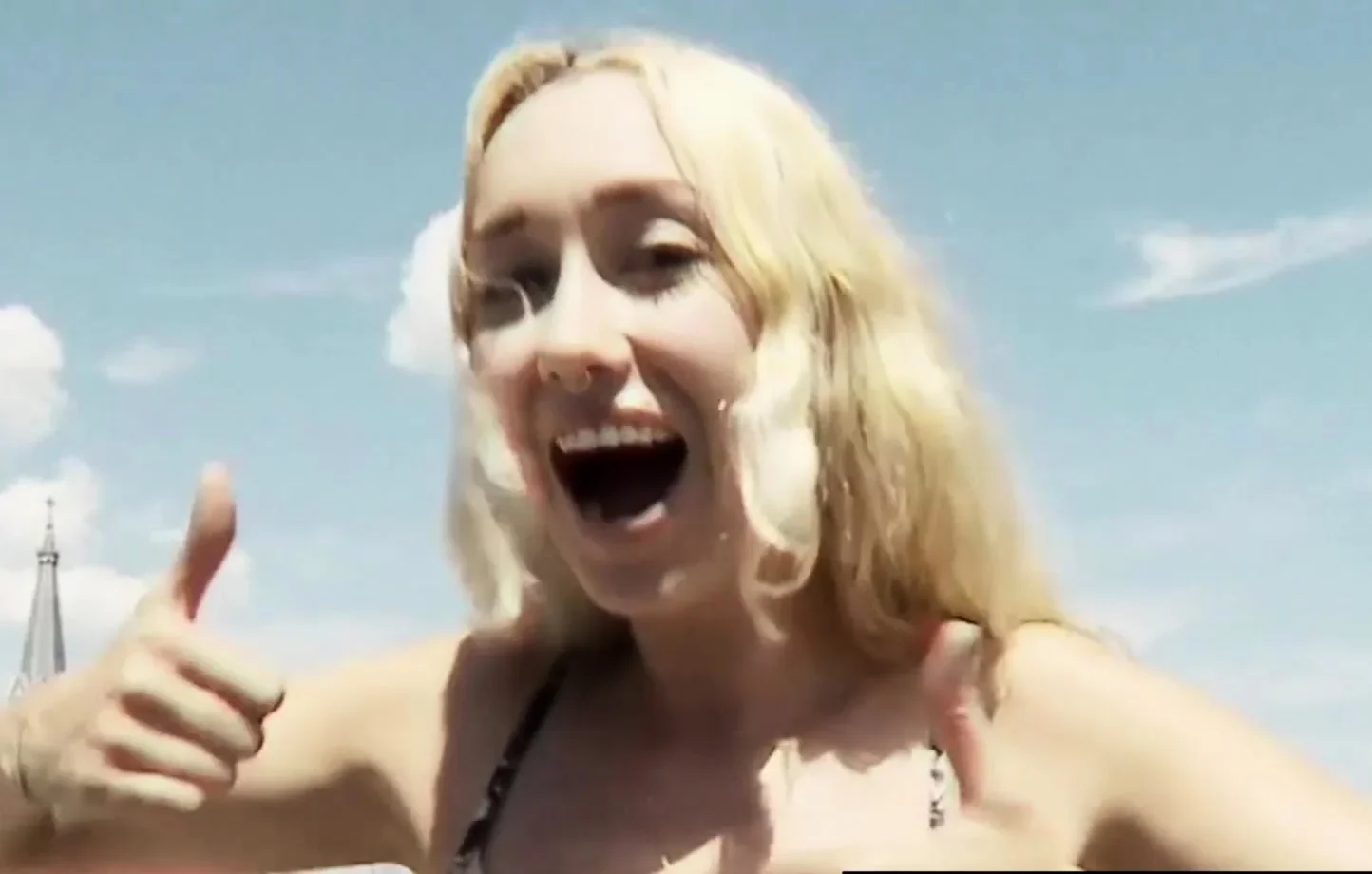 Naked badass babes jump into race cars