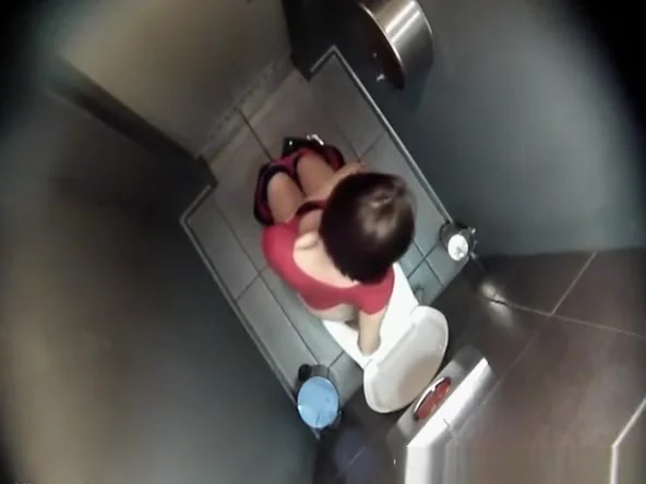 Hidden toilet ceiling camera