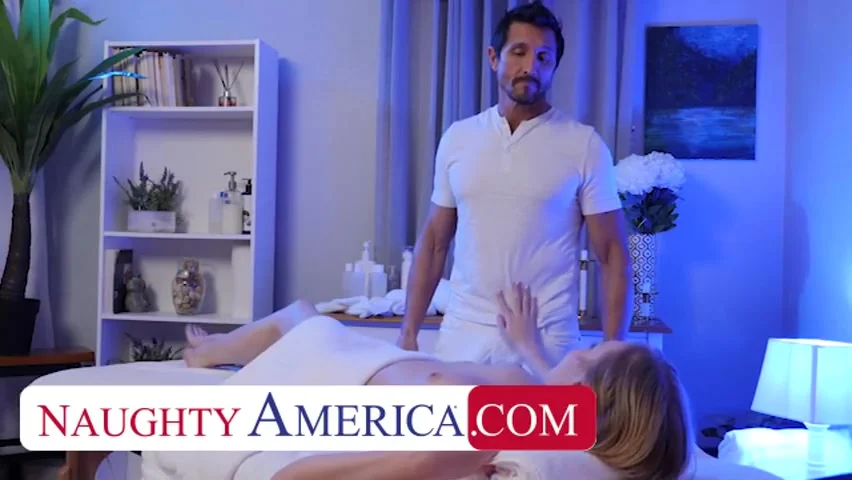A Very Steamy Massage From Friends Hot Stepdad