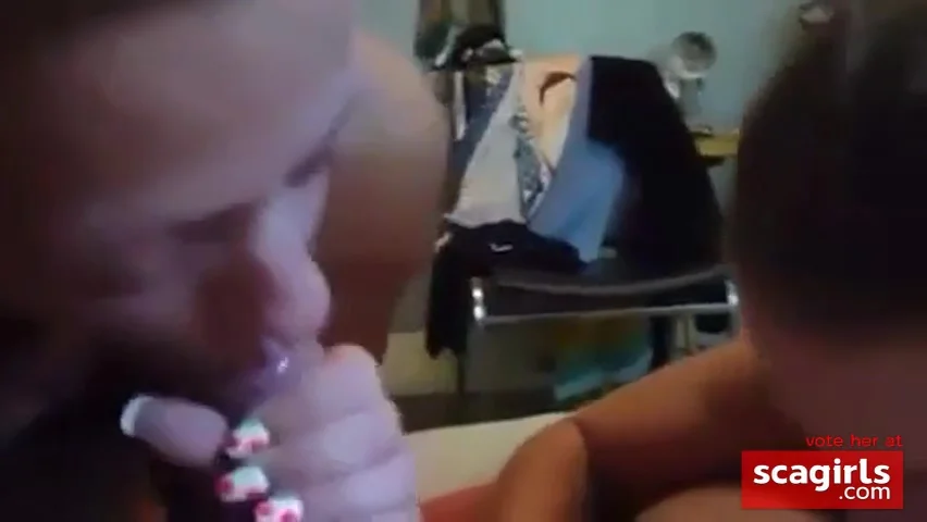 Two Sluts Came Over To Suck Dick And Swallow