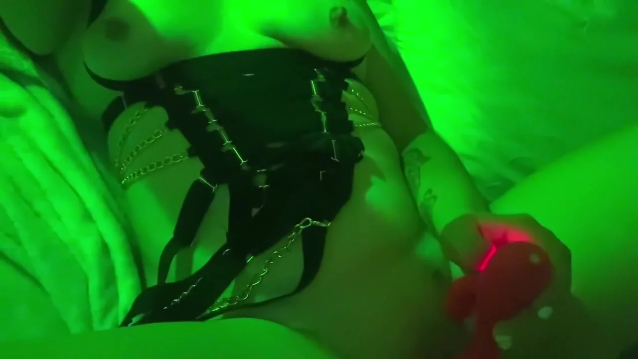 Babyricua Dancing To A Feather Fan, Masturbates And