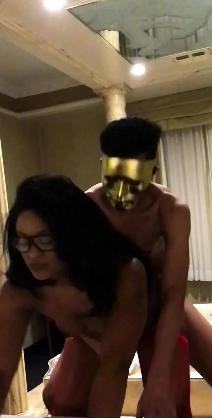 BIG COCK SPANISH DUDE WITH SEXY EBONY PORNSTAR