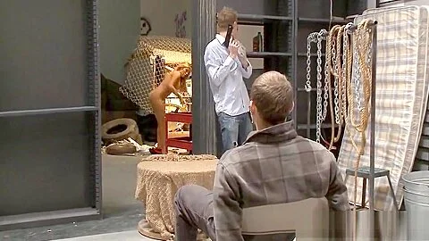 Upscale Blonde Eats Fat Cock