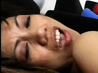 Naughty Asian lady blows a big dick and gets her wet pussy banged deep