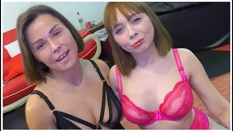 Jamie Jackson - Brunette Duo Deepthroating Multiple Cocks
