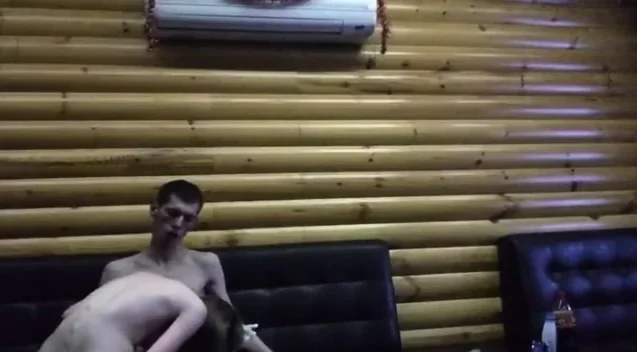 skinny guy fucking the waittress