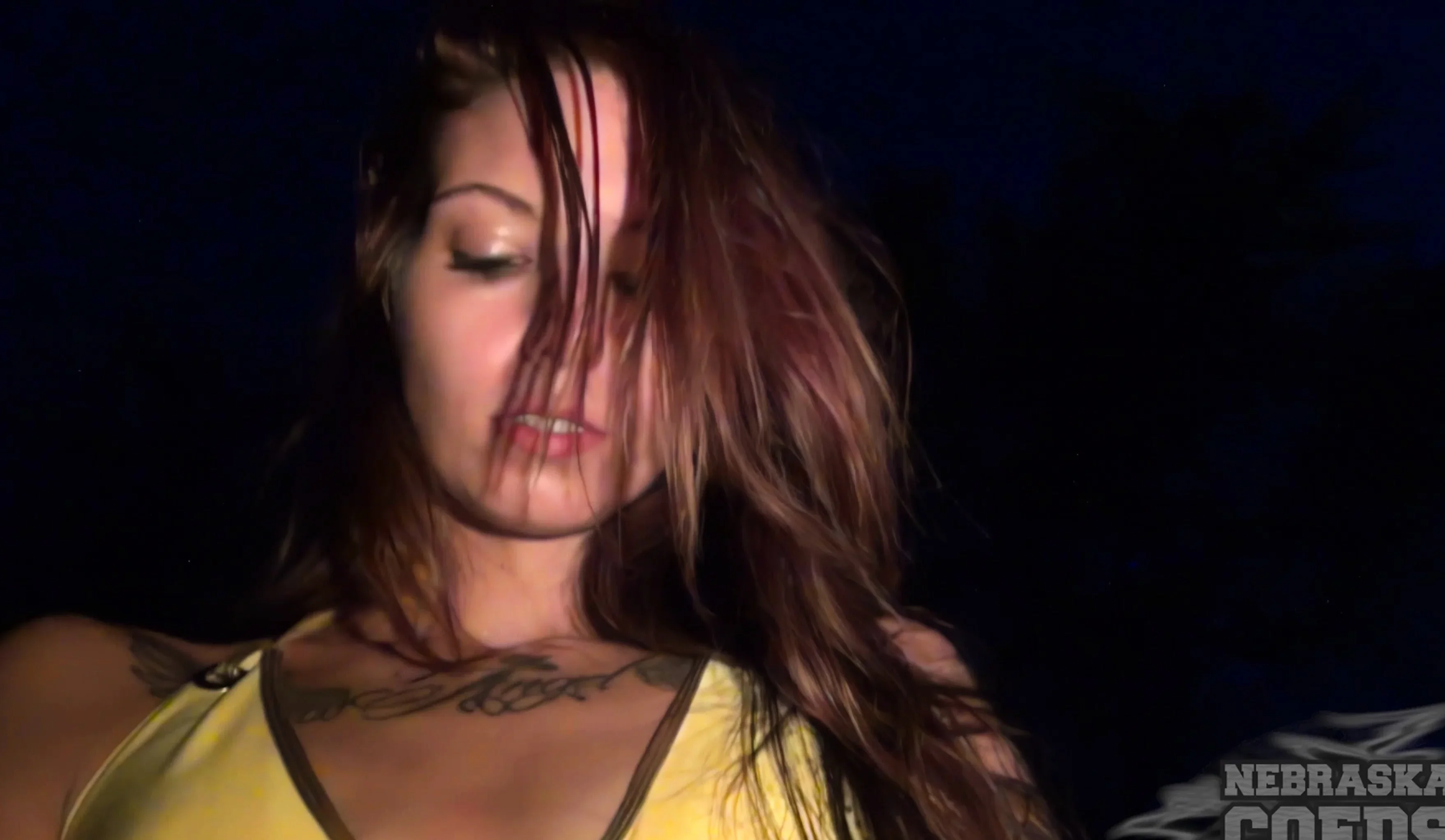 stripper next door naked in pool