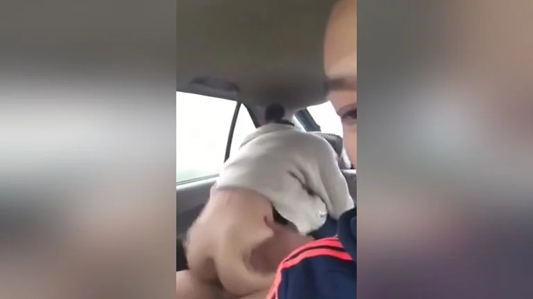 Asian Fucked In The Back Of The Car