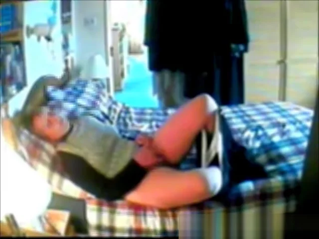 caught my Step mom fingering watching porno video