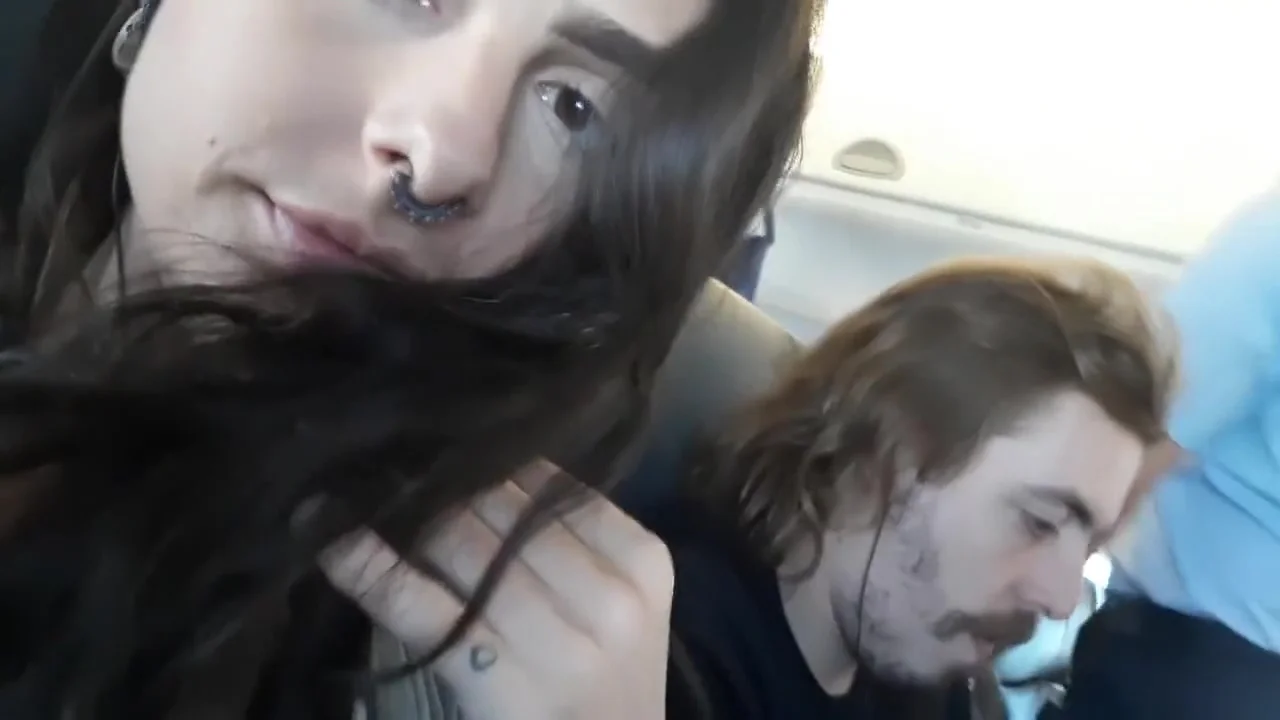 Dreadhot - P06 Public At Airplane Masturbating And Hanjob Til Cum On Seat - Very Risk