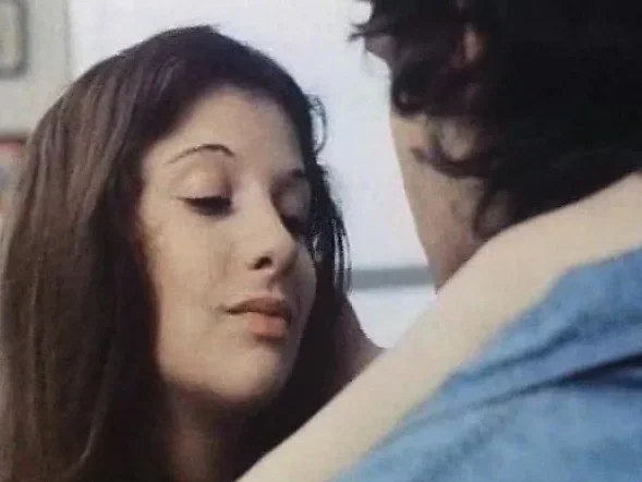 Classic movie called Growing Up where a brunette gets drilled outside