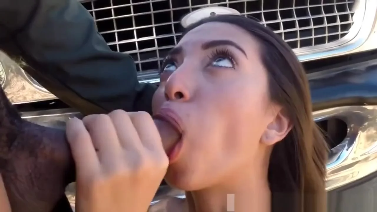 Leather Cop And Fucks Latina Babe Fucked By The Law