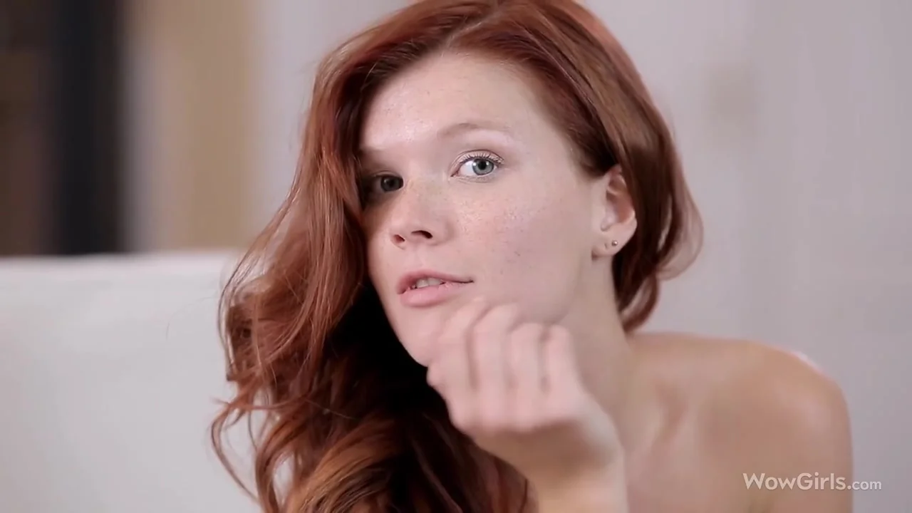 Cute Redhead teen 18+ Mia Posing. Nice Tits With Mia Sollis