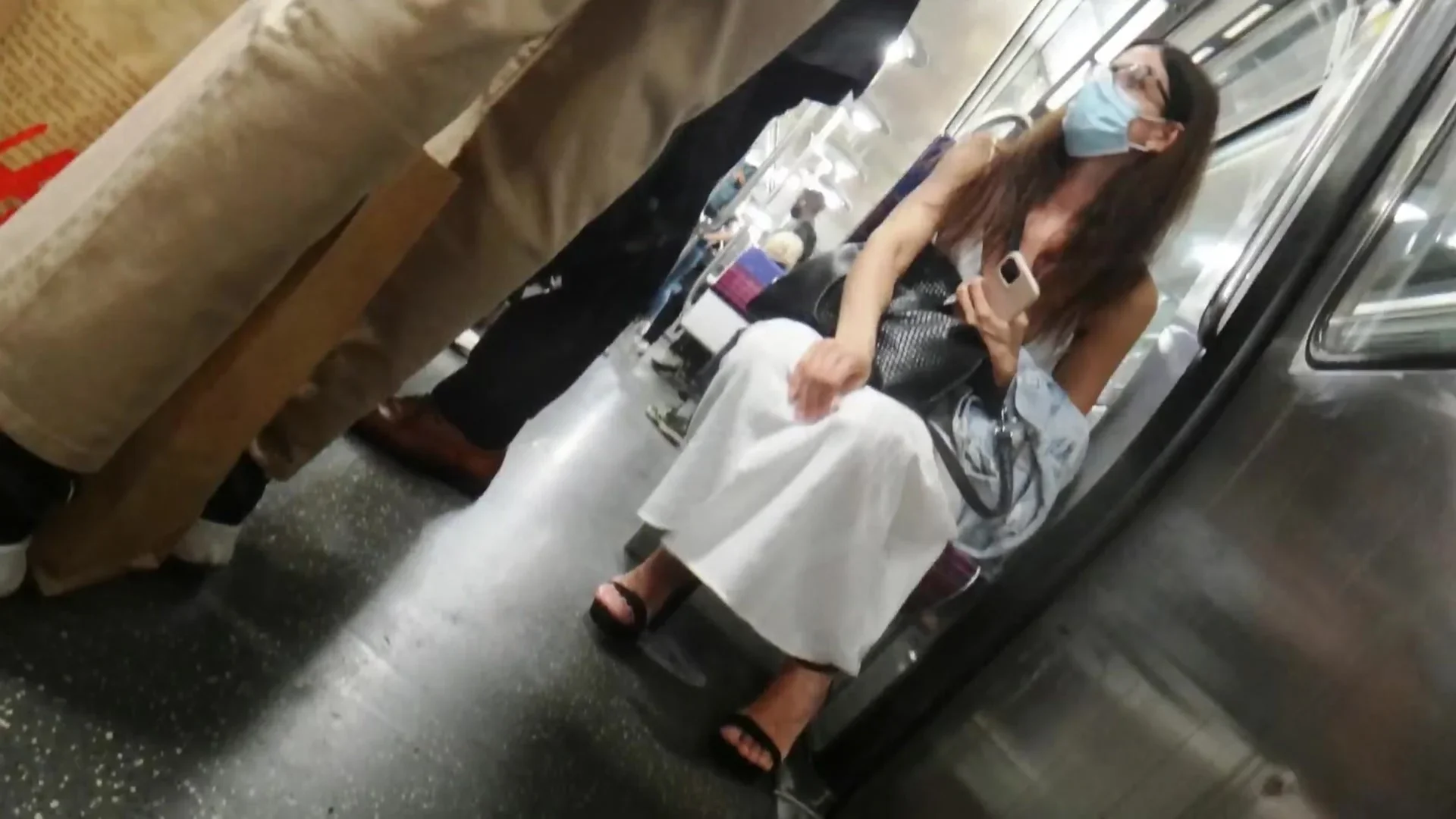 MILF, Hot French Pedicure In High Heels