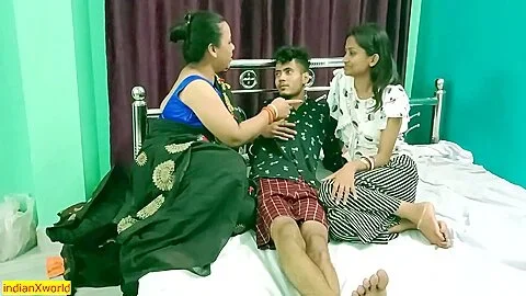 Fucking Wife Sexy Step mother!! But She Caught Us Naked!!