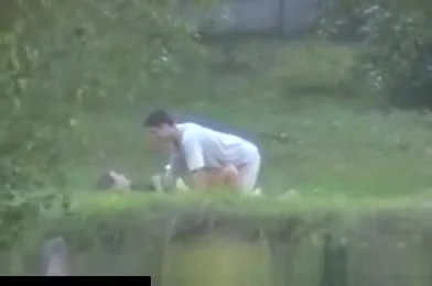 Busted Having Sex Outdoor